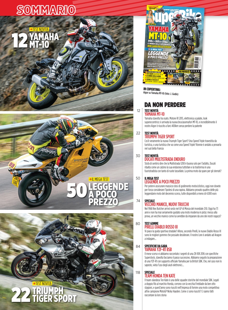 Superbike Italia Magazine Giugno 2016 Back Issue