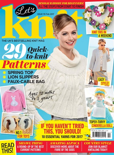 Let S Knit Magazine Feb Back Issue