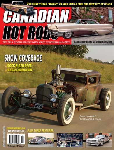 Canadian Hot Rods Magazine CHR Oct Nov Back Issue