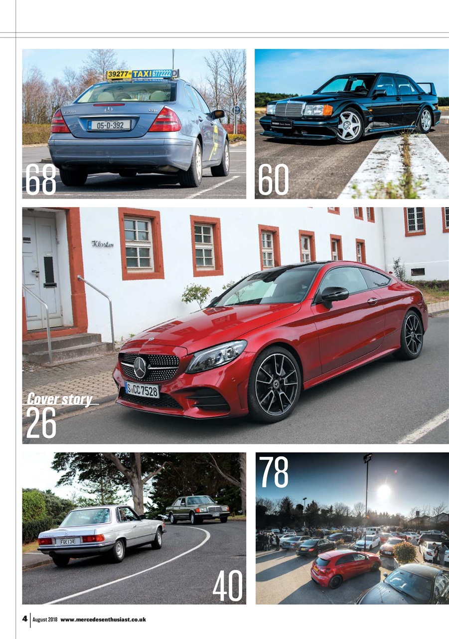 Mercedes Enthusiast Magazine August Subscriptions Pocketmags