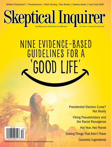 Skeptical Inquirer Magazine November December 2019 Back Issue