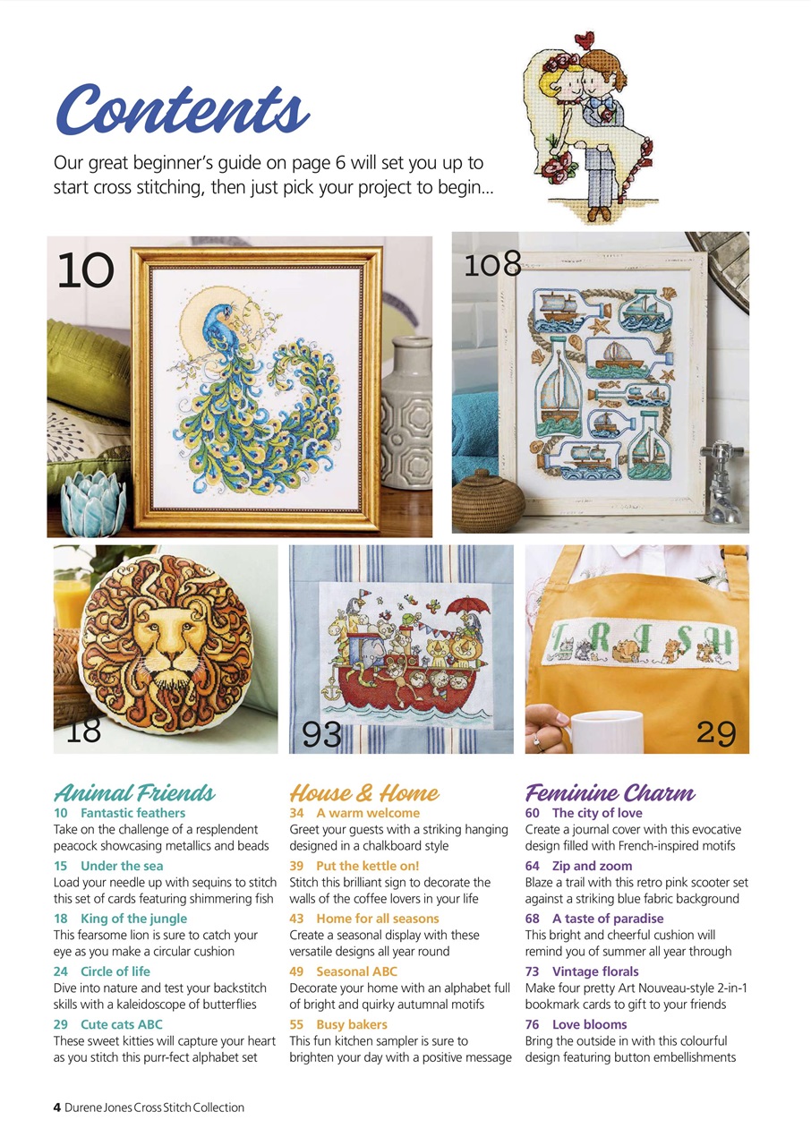 The World Of Cross Stitching Magazine Durene Jones Collection Special