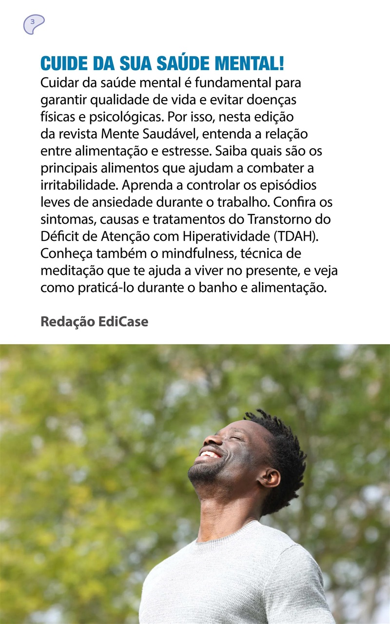 Mente Saudável Magazine Edição 02 Back Issue