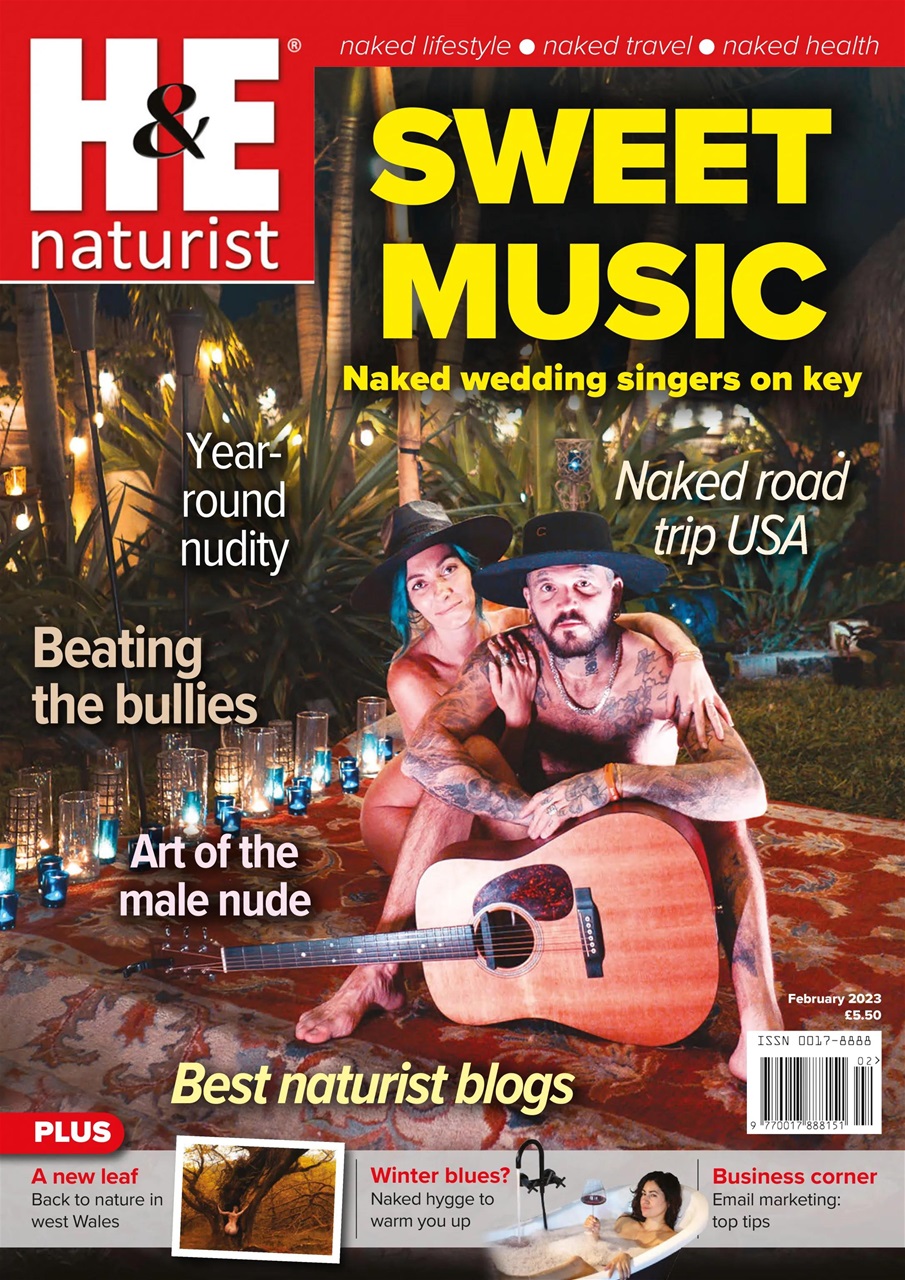 H E Naturist Magazine February Back Issue