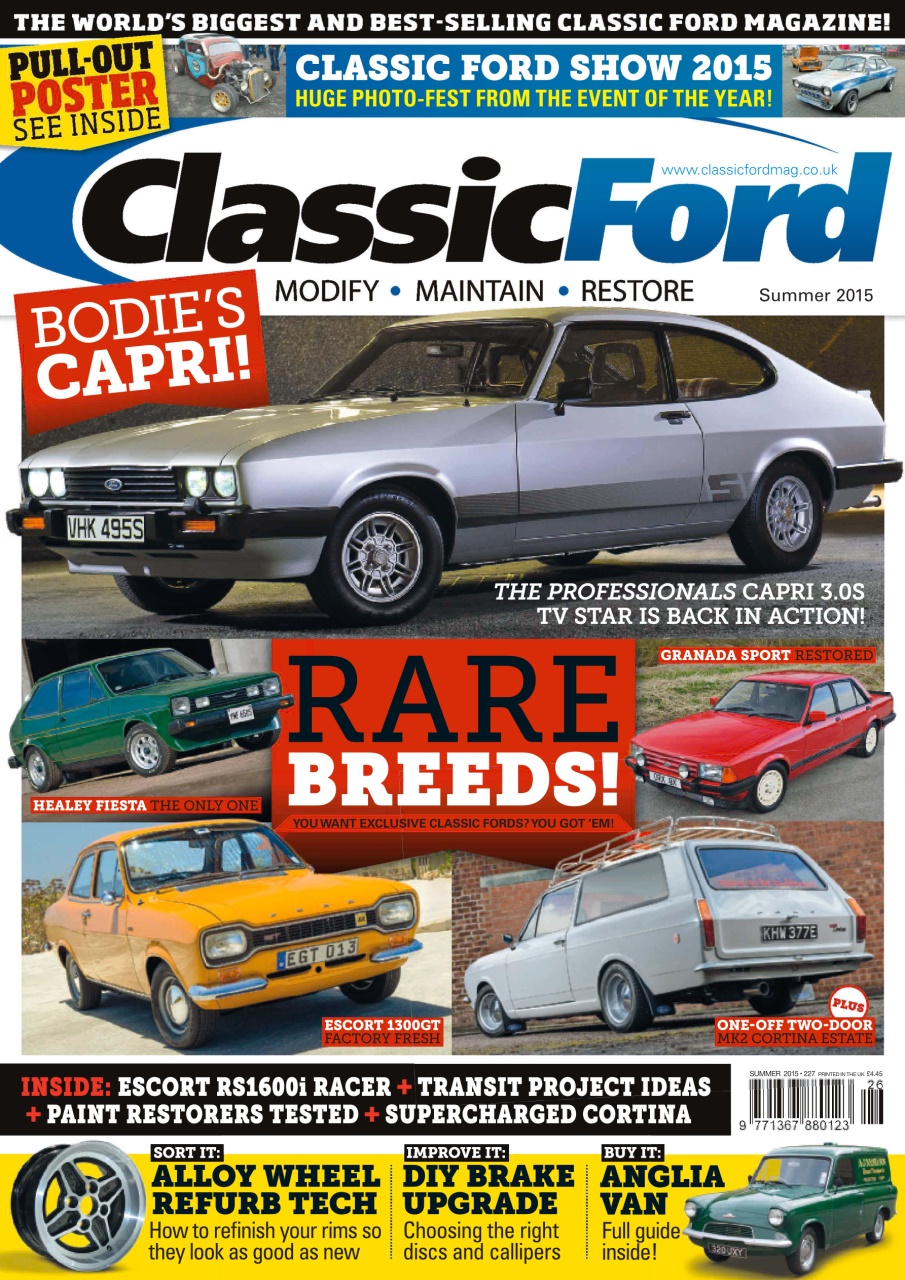 Classic Ford Magazine No.227 Rare Breeds Back Issue
