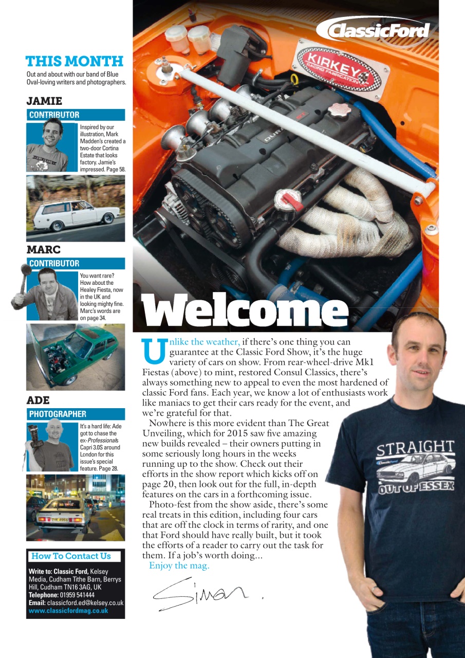 Classic Ford Magazine No.227 Rare Breeds Back Issue