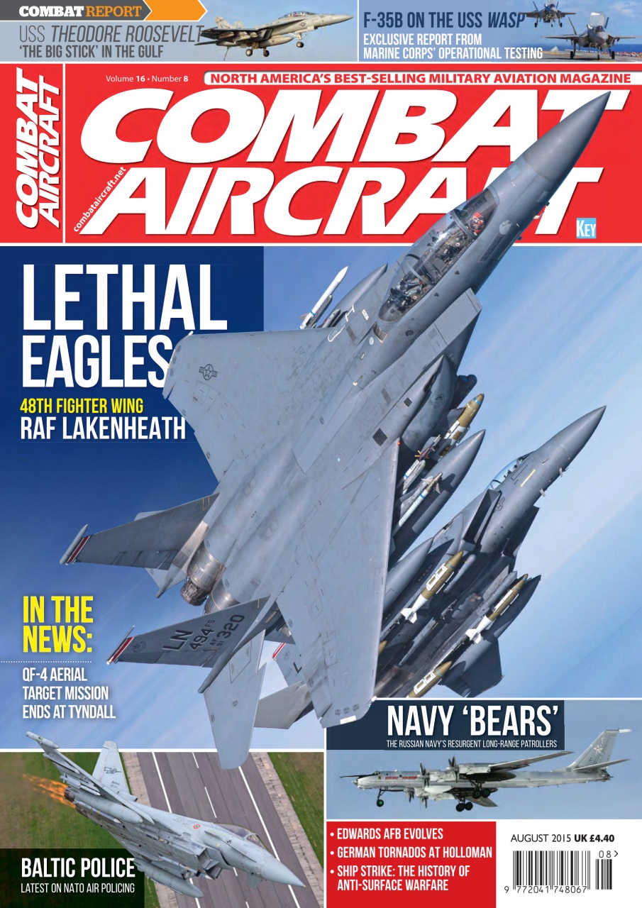 Combat Aircraft Journal Magazine - August 2015 Back Issue