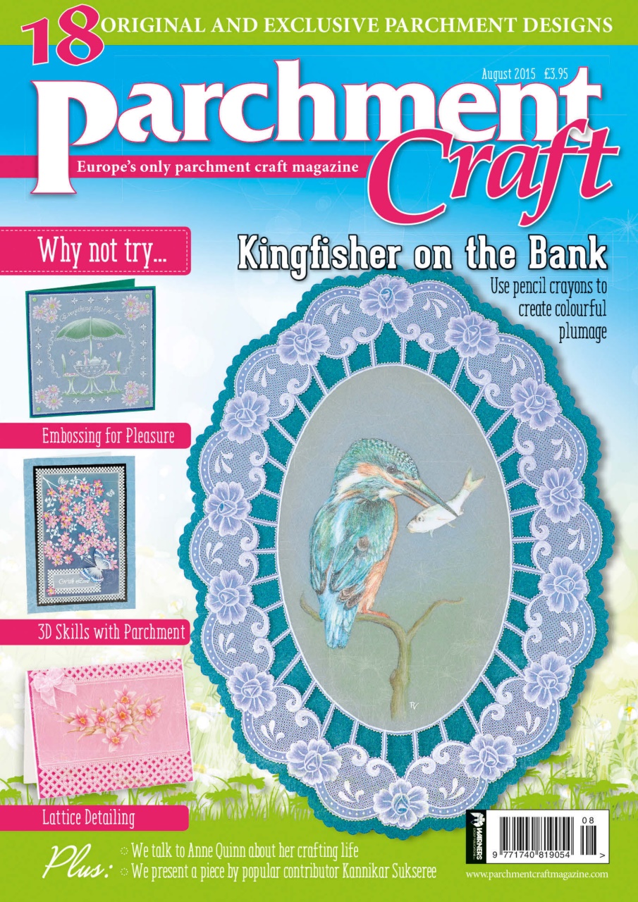 Parchment Craft Magazine August 2015 Back Issue