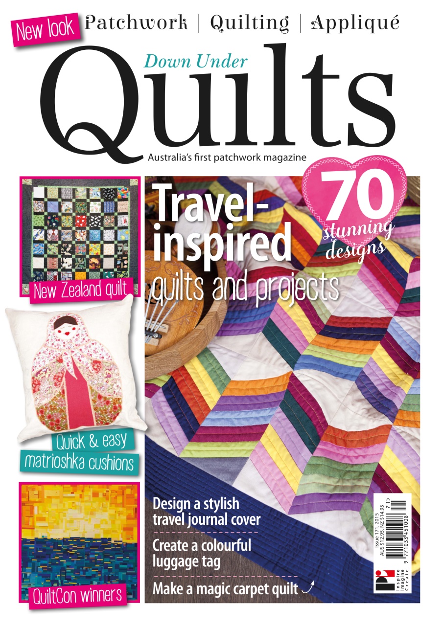 Down Under Quilts Magazine 171 Back Issue