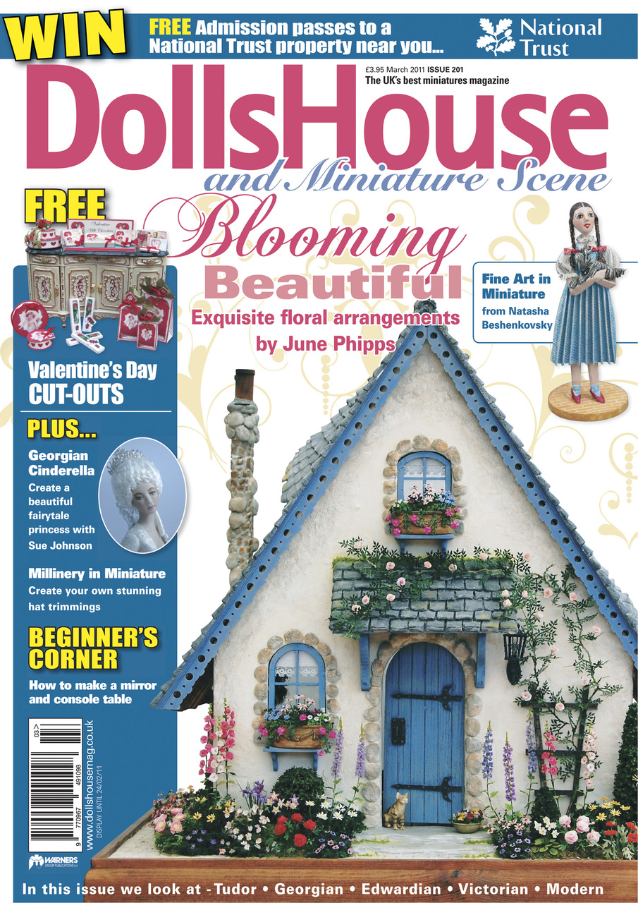Dolls House and Miniature Scene Magazine DHMS Mar 11 (Iss 201) Back Issue