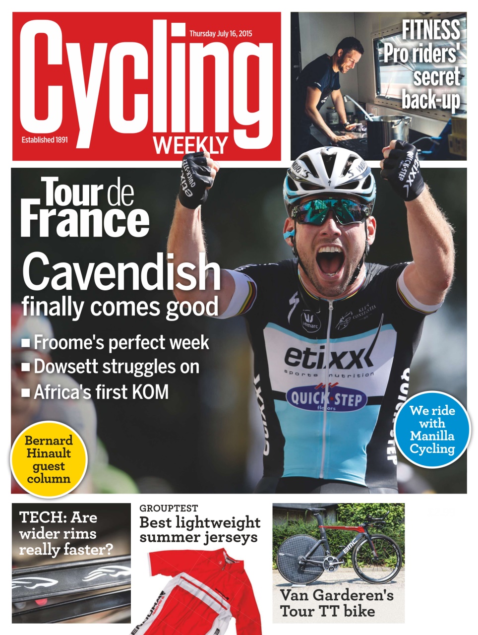 Cycling Weekly Magazine 16th July 2015 Subscriptions Pocketmags