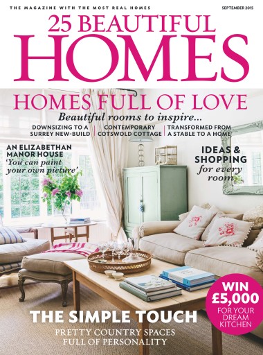 25 Beautiful Homes Magazine - September 2015 Back Issue