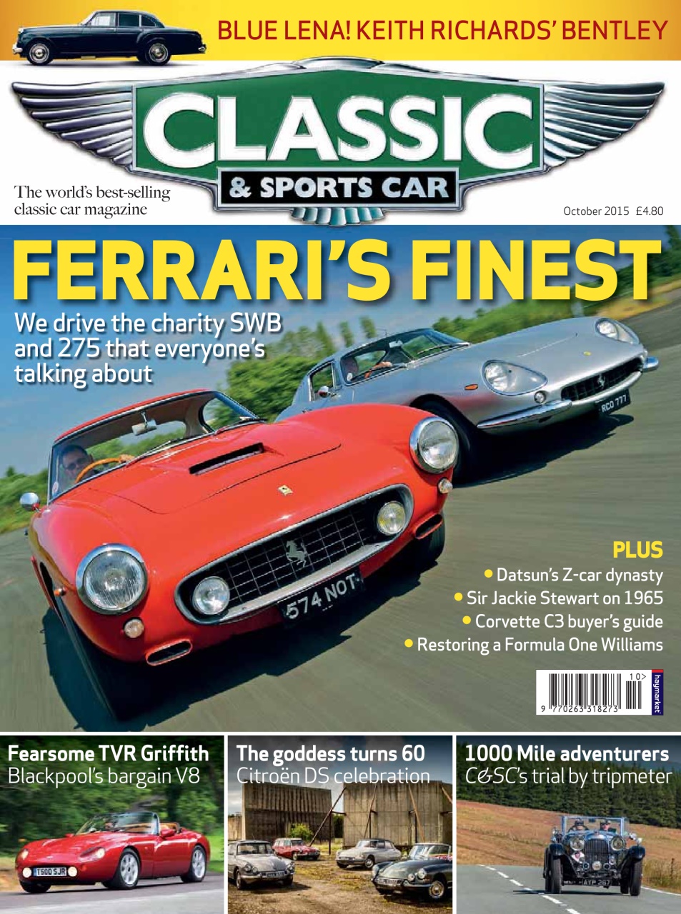 Classic & Sports Car Magazine October 2015 Back Issue