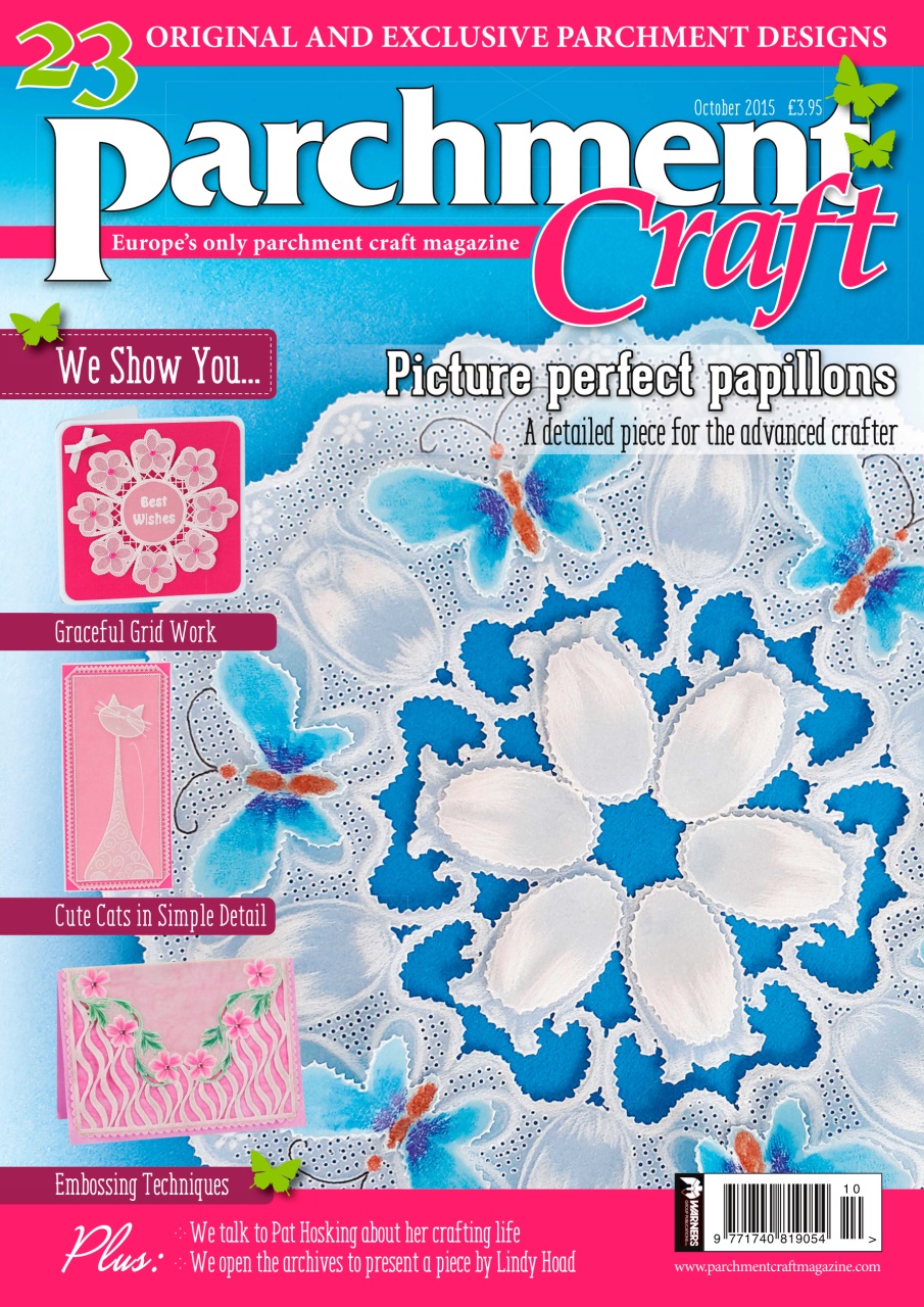 Parchment Craft Magazine October 2015 Back Issue