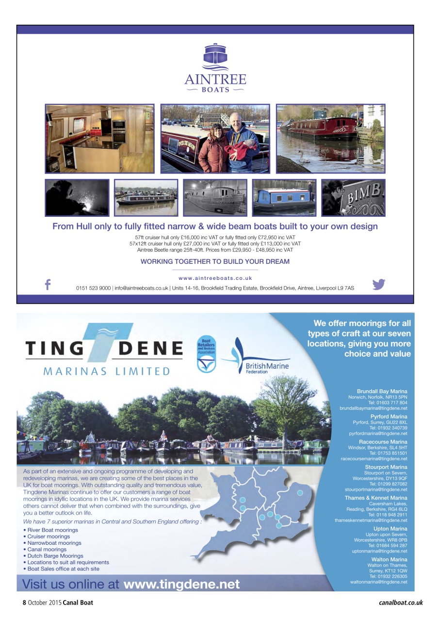 Canal Boat Magazine - October 2015 Back Issue