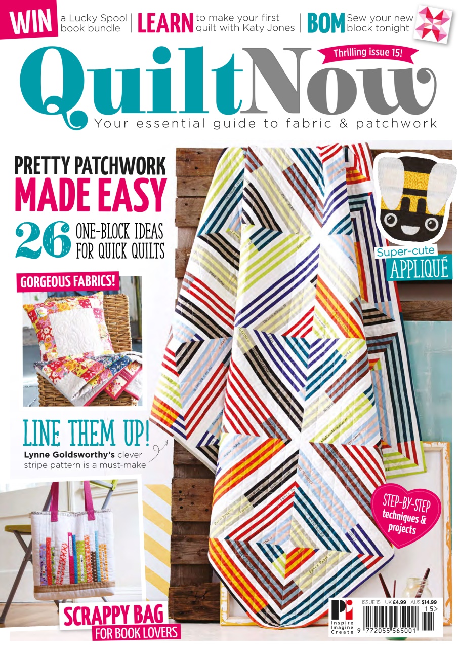 Quilt Now Magazine 15 Back Issue