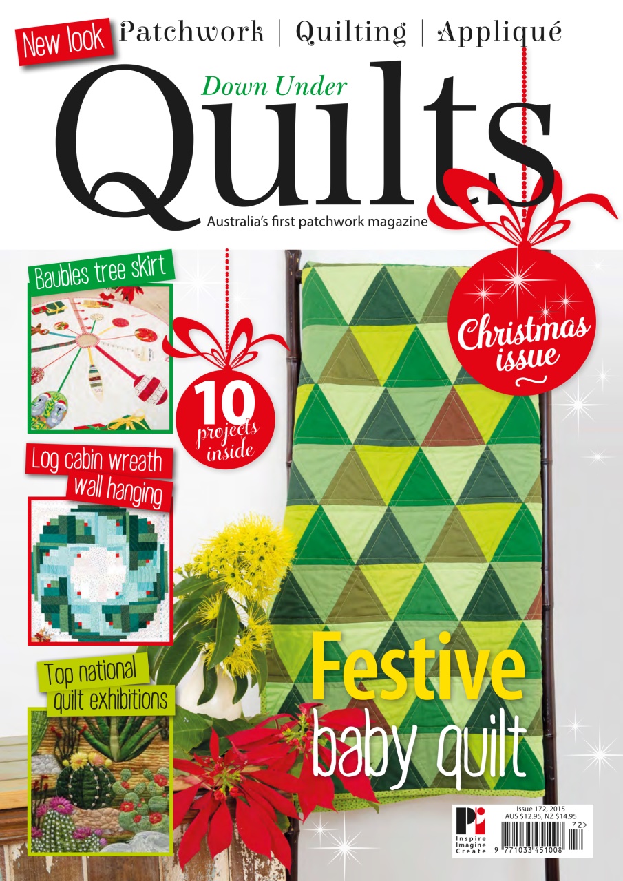 Down Under Quilts Magazine 172 Back Issue