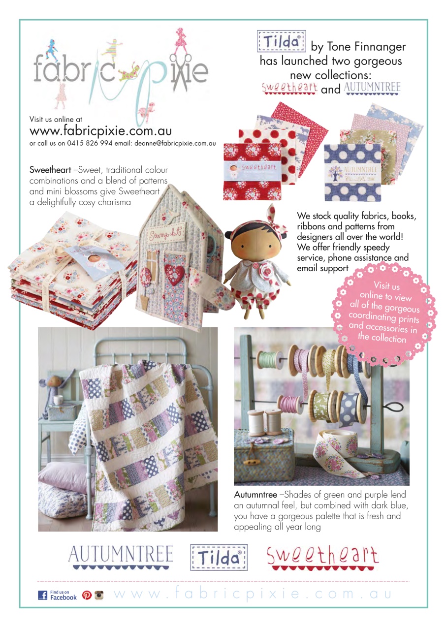 Down Under Quilts Magazine 172 Back Issue