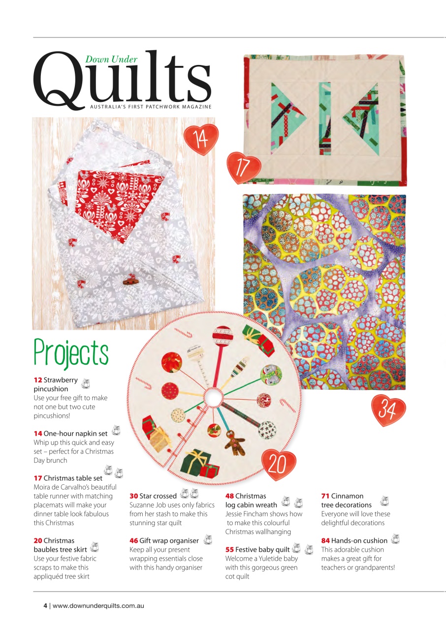Down Under Quilts Magazine 172 Back Issue