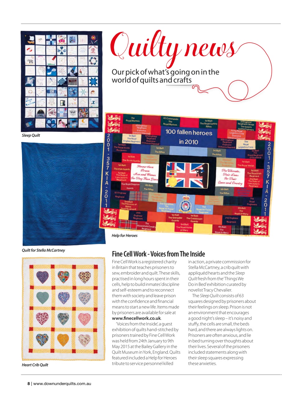 Down Under Quilts Magazine 172 Back Issue