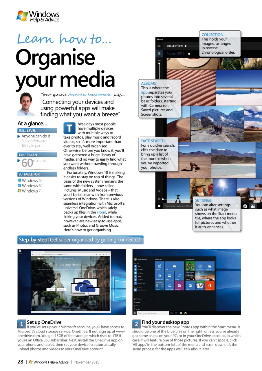Windows Help & Advice Magazine November 2015 Back Issue