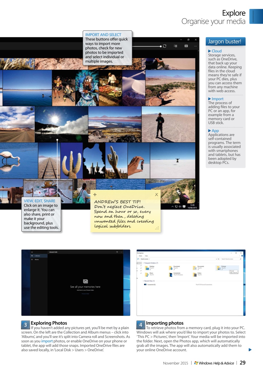 Windows Help & Advice Magazine November 2015 Back Issue