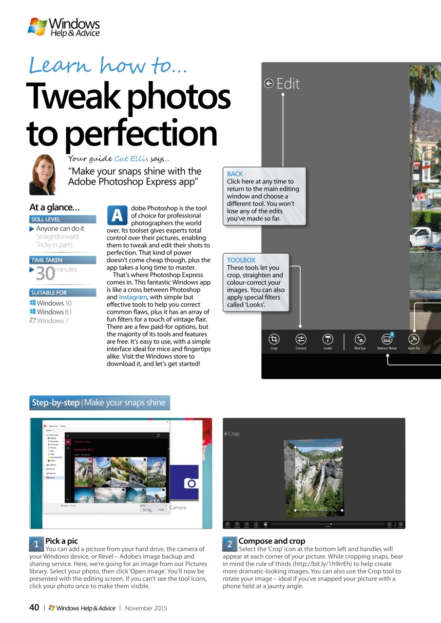 Windows Help & Advice Magazine November 2015 Back Issue