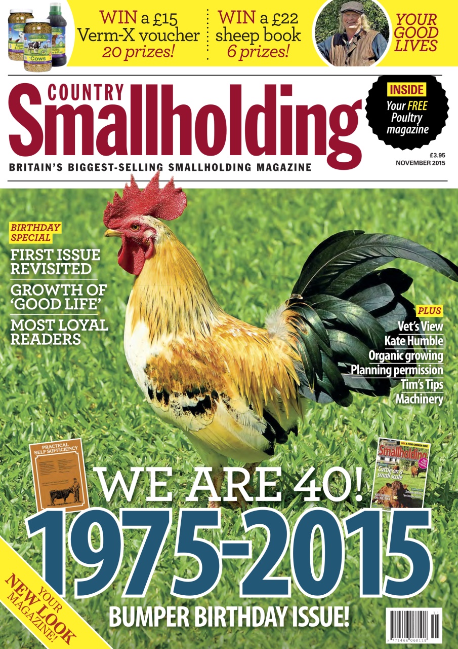 The Country Smallholder Magazine November 2015 Back Issue