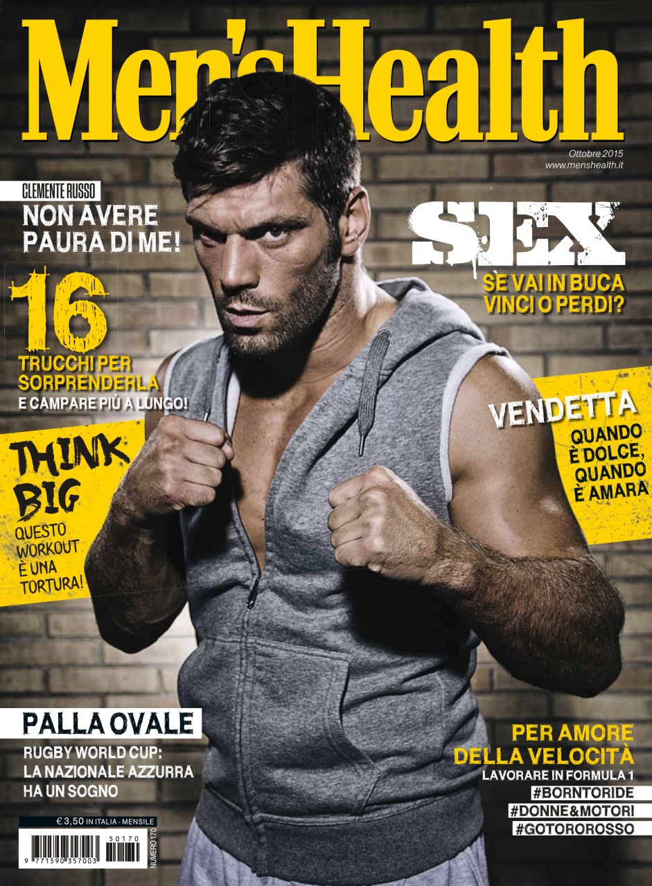 Men's Health Italia Magazine Men's Health 10 2015 Back Issue