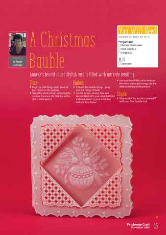 Parchment Craft Magazine - November 2015 Subscriptions | Pocketmags