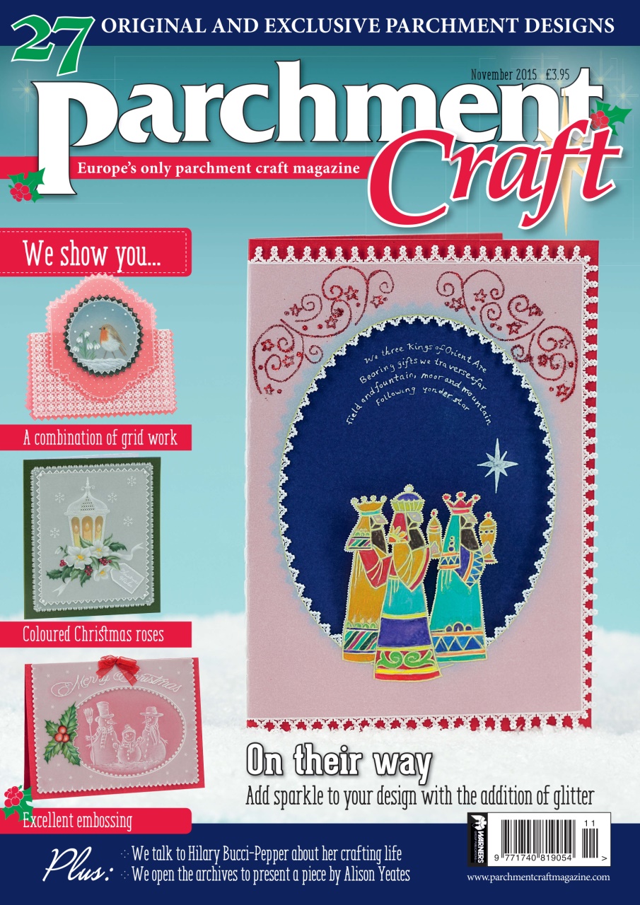 Parchment Craft Magazine November 2015 Subscriptions Pocketmags