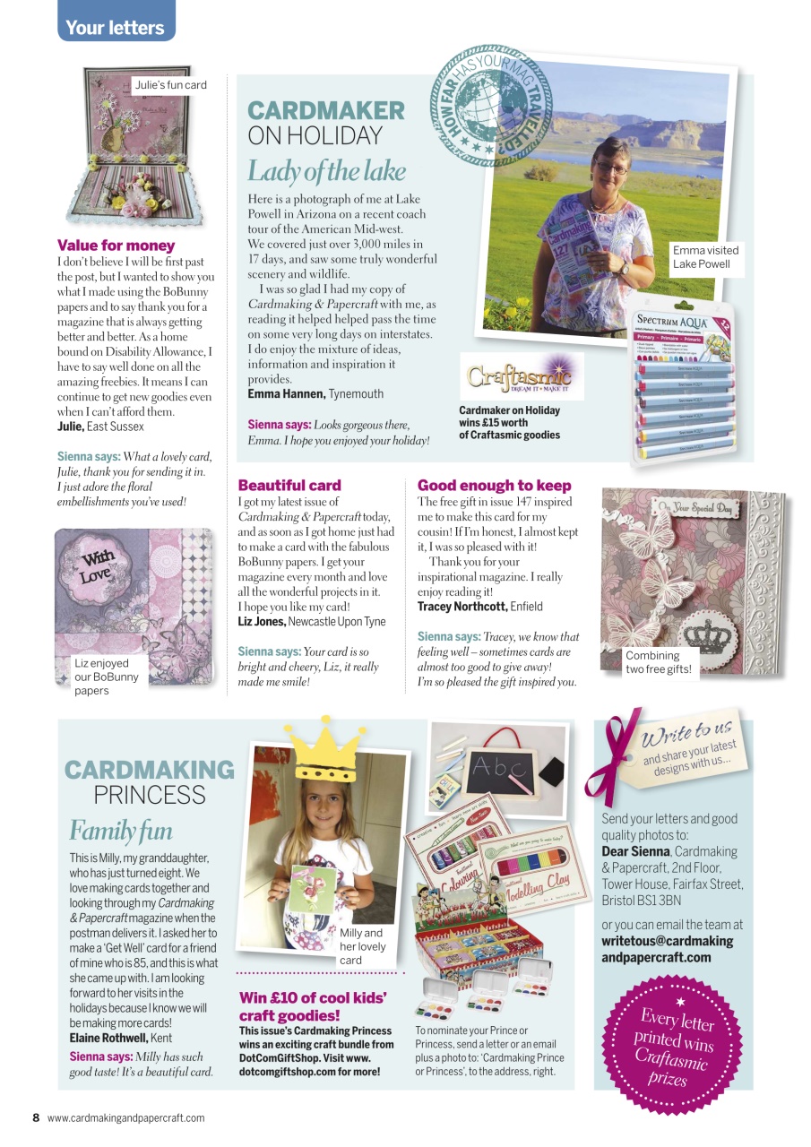 Cardmaking & Papercraft Magazine November 2015 Back Issue