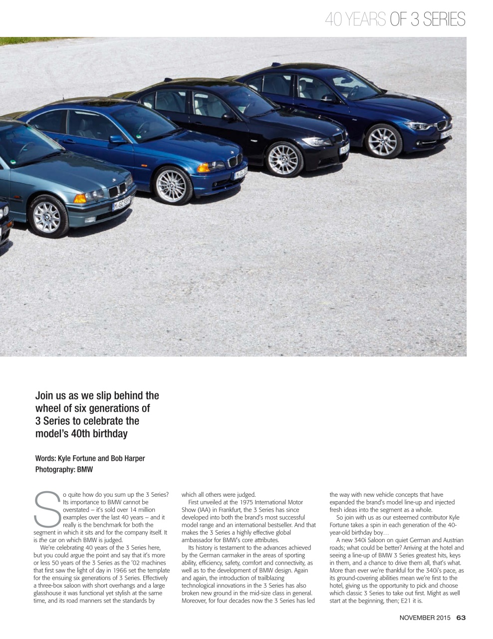 Bmw Car Magazine November Back Issue