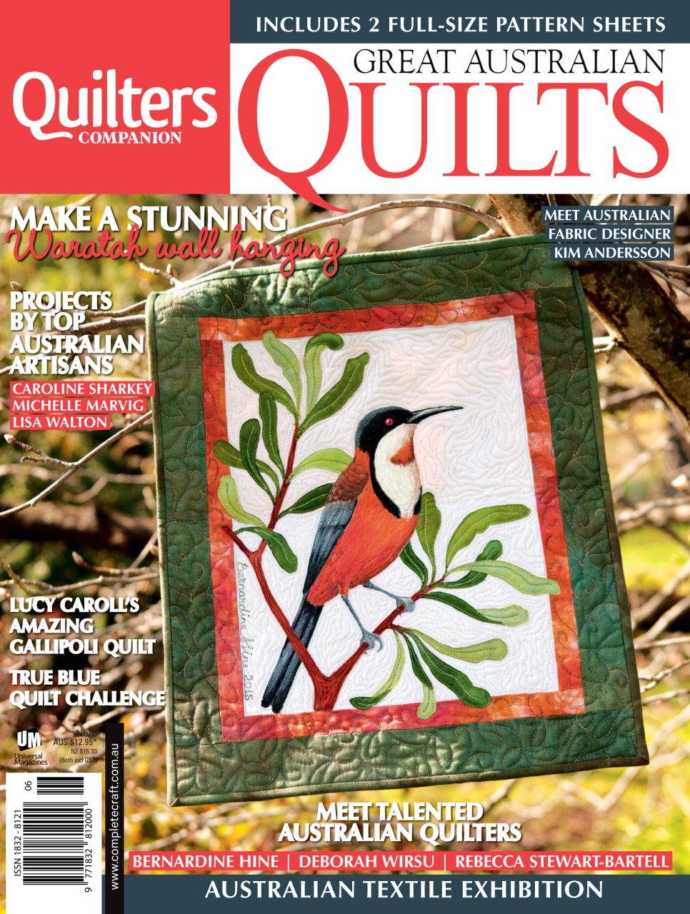 Quilters Companion Magazine Great Aus Quilts 6 Special Issue