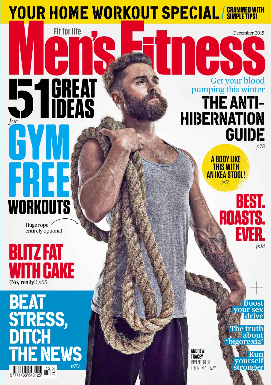 Men's Fitness Magazine December 2015 Back Issue