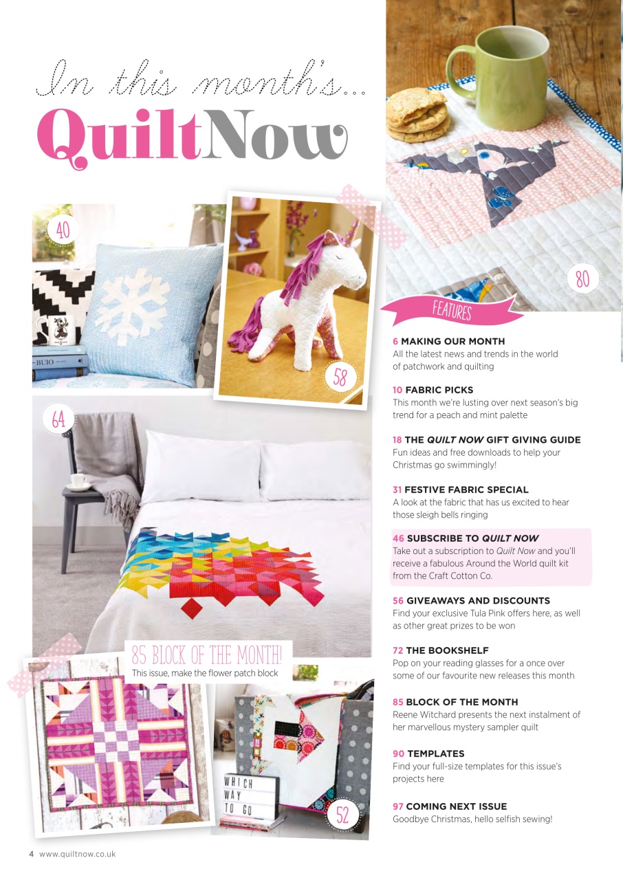 Quilt Now Magazine 17 Back Issue