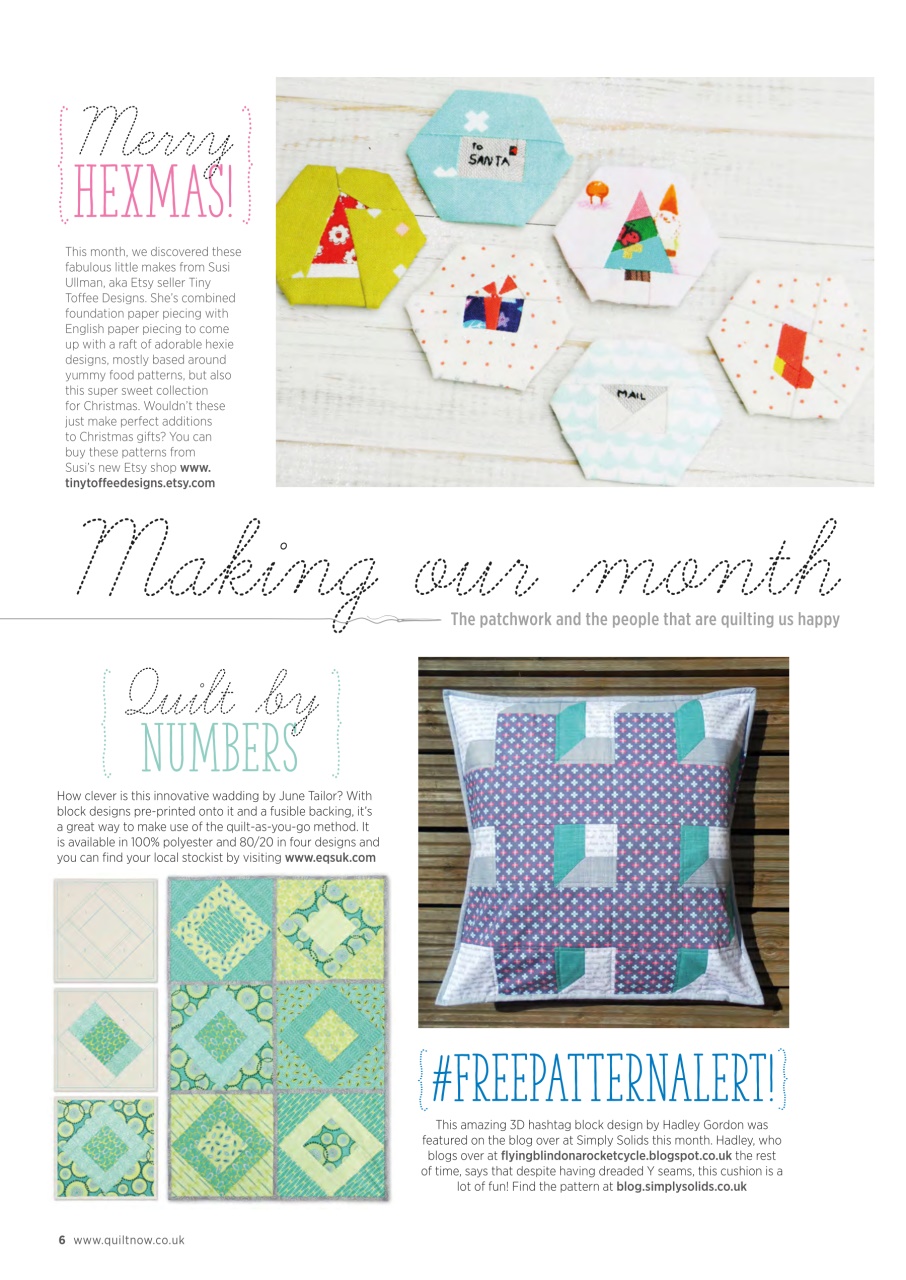 Quilt Now Magazine 17 Back Issue
