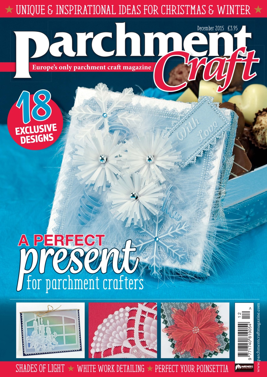 Parchment Craft Magazine December 2015 Back Issue