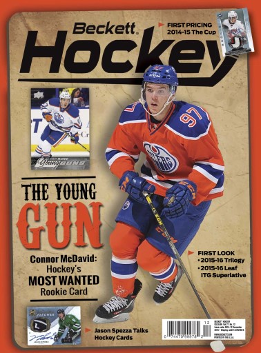 October 2019 Beckett Hockey Monthly Magazine Connor McDavid Cover