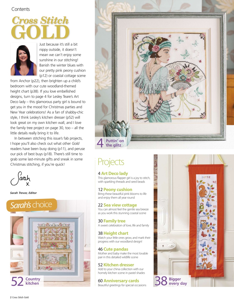 Cross Stitch Gold Magazine December 2015 Back Issue