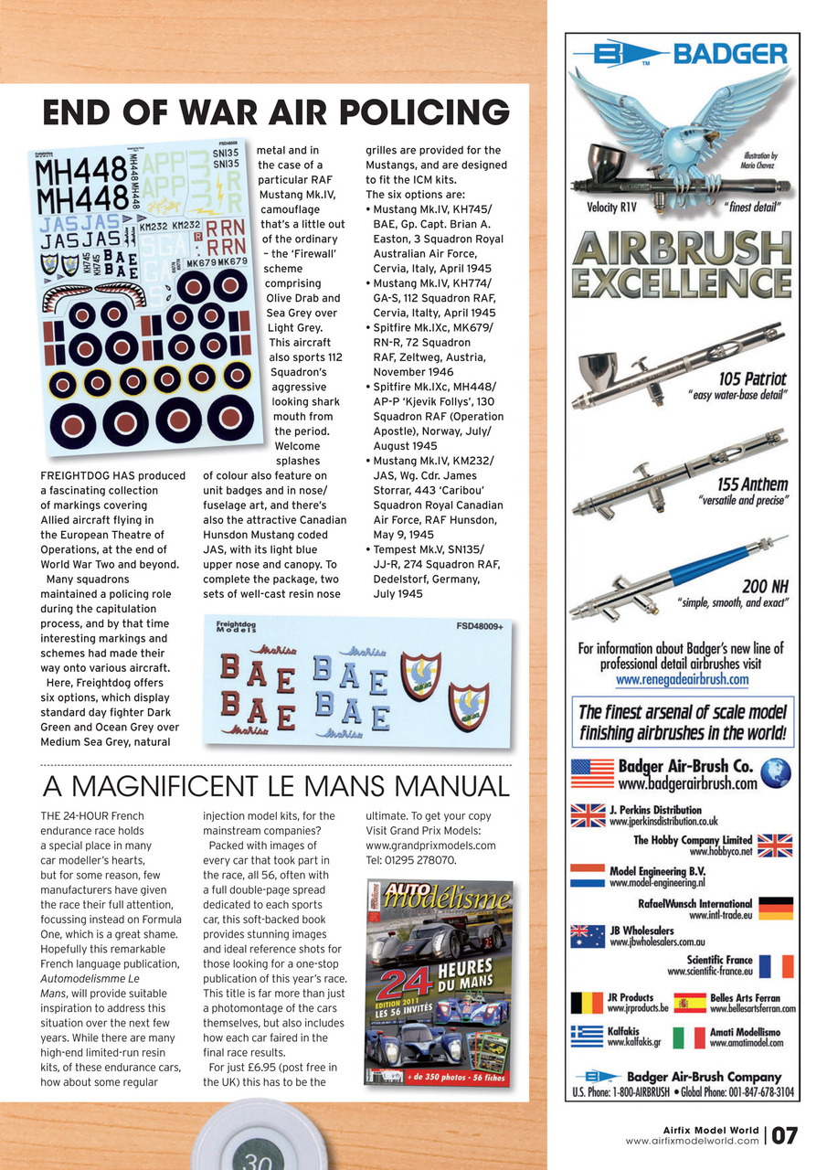 Airfix Model World Magazine November Back Issue