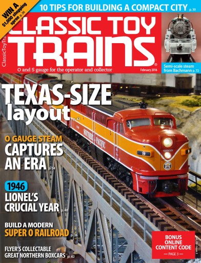 Classic Toy Trains Magazine - February 
