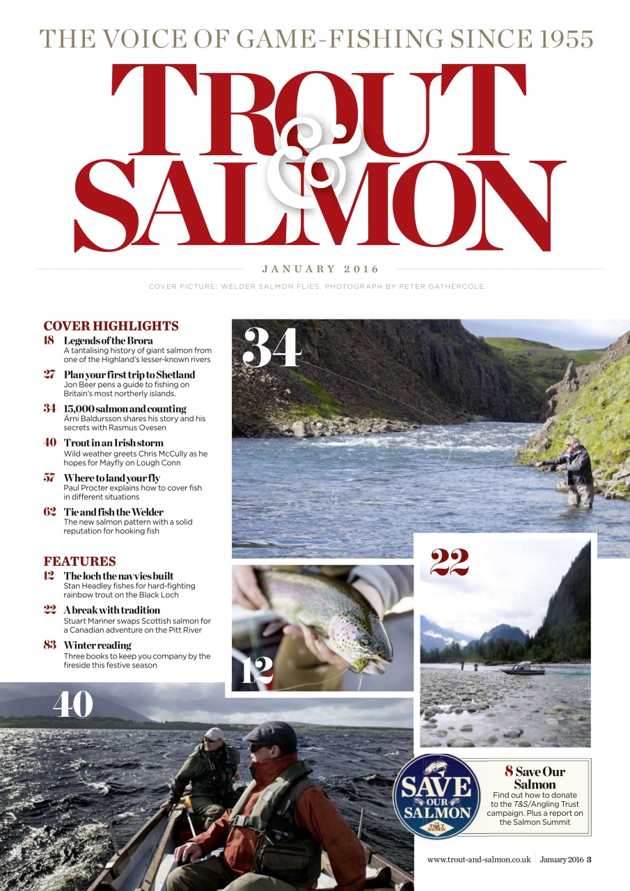 Trout & Salmon Magazine January 2016 Back Issue