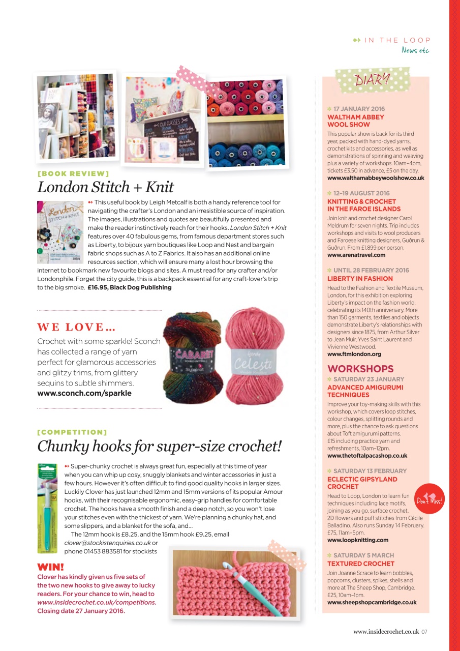 Inside Crochet Magazine - Issue 73 Back Issue