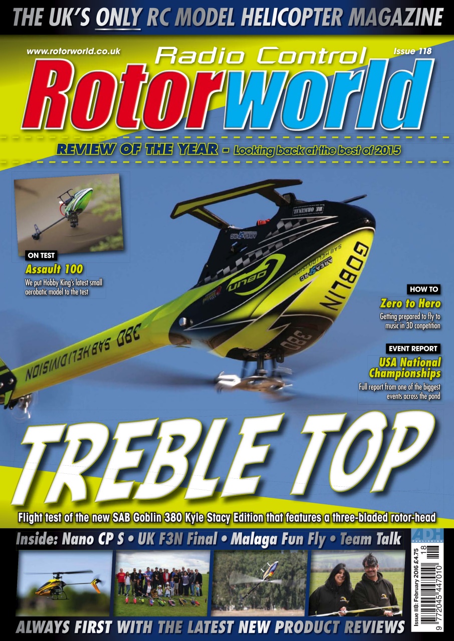 Radio Control Rotor World Magazine 118 Back Issue