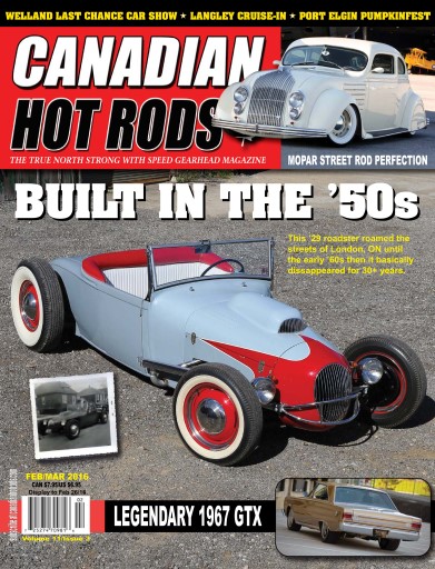 Canadian Hot Rods Magazine - febmar2016 Back Issue