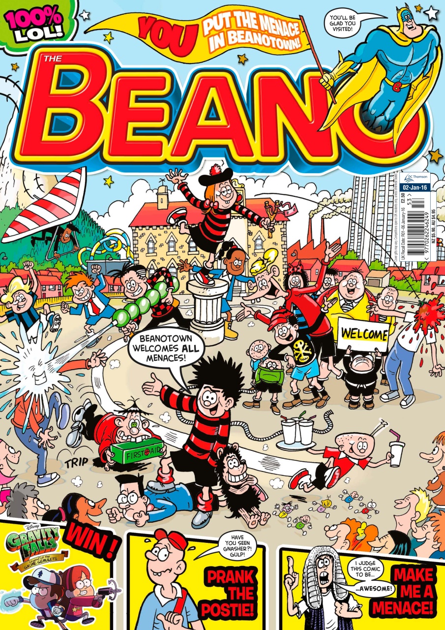 Beano Magazine 2nd January 2016 Back Issue