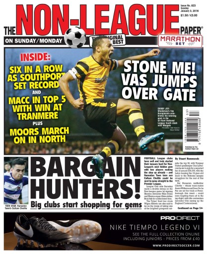 The Non League Football Paper Magazine 3rd January 2015