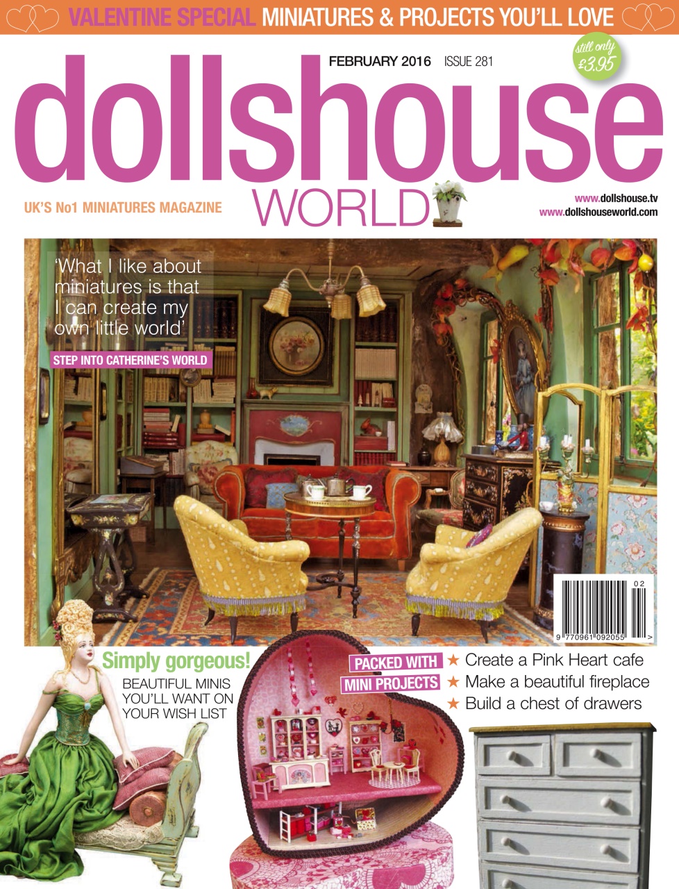 Dolls House World Magazine FEBRUARY 2016 Subscriptions Pocketmags
