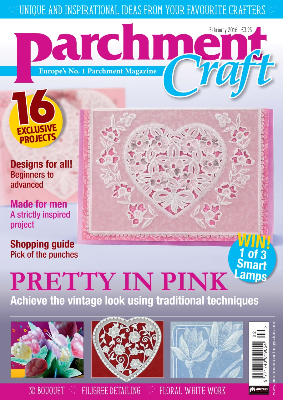 Parchment Craft Magazine February 2016 Back Issue